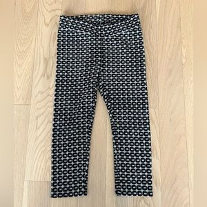 Janie & Jack black and white leggings size 2T